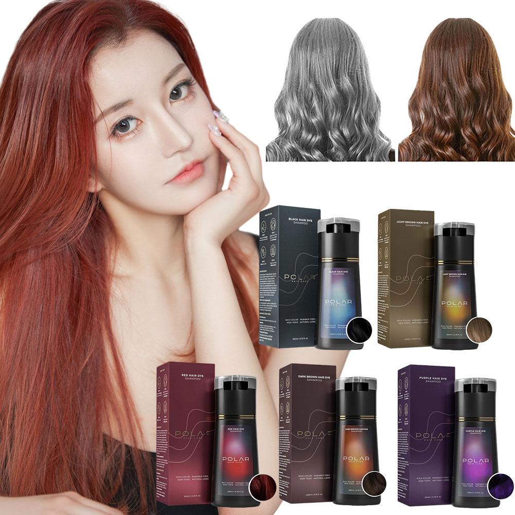 Hair Care Natural Ingredients - Champú tinte para el cabello de