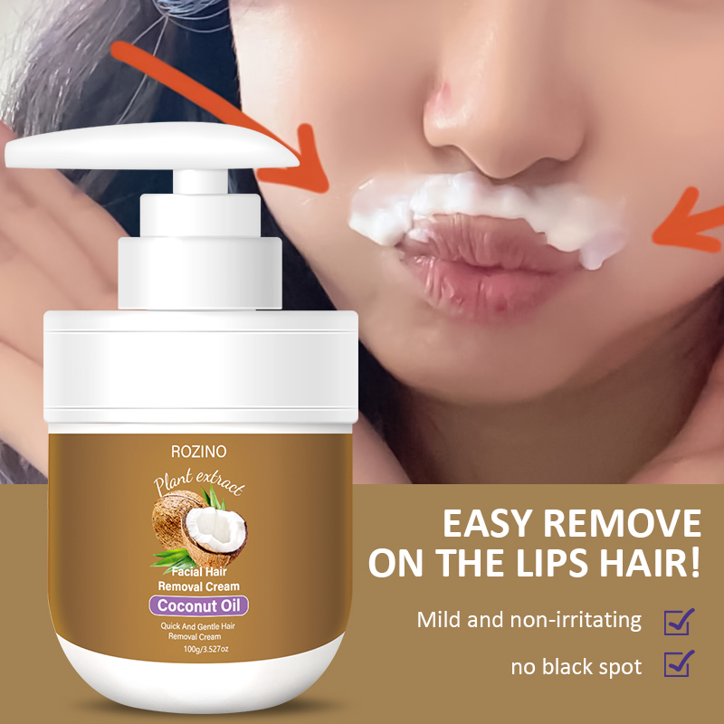 Crema depilatoria para labios  - Hair Care Natural Ingredients reseña y precio