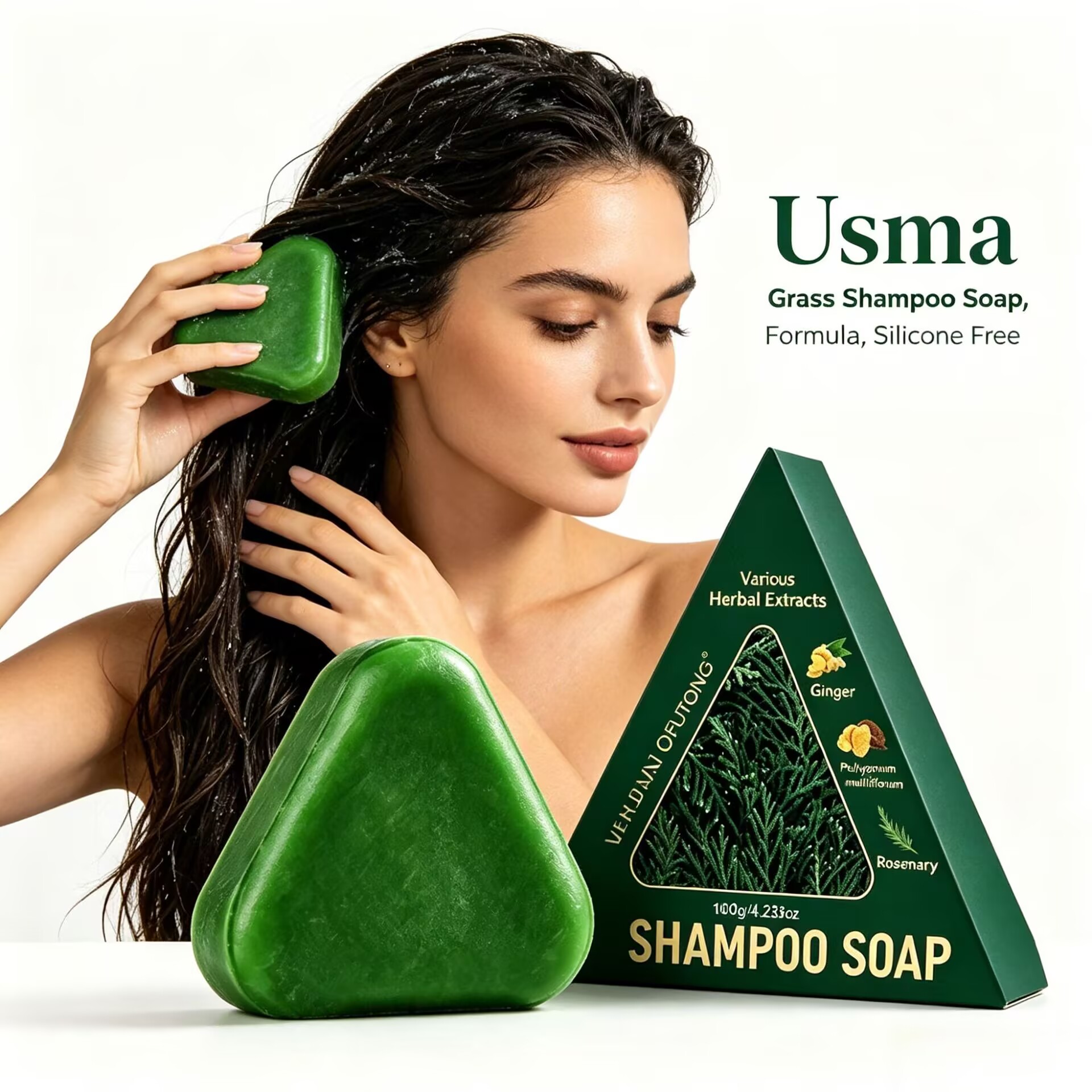Nuevo champú y jabón Usman: nu - Hair Care Dandruff reseña y precio